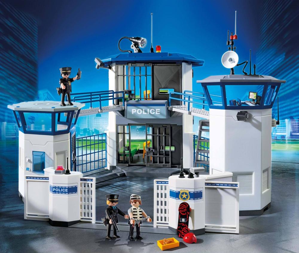 Playmobil City Action Αρχηγείο Αστυνομίας και Φυλακή Ασφαλείας 6919 για 4-10 ετών