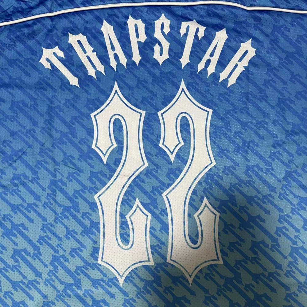 TRAPSTAR Monogram Football Jersey T Shirt BLUE Large Size - skroutz cyprus - skroutz.com.cy - skroutz.gr