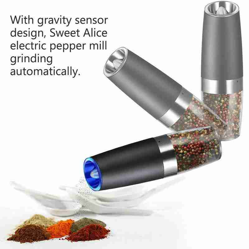 Set Electric induction grinder Household electric pepper Pepper and mill Pepper mill mill salt - skroutz κύπρου - skroutz.com.cy - skroutz.gr