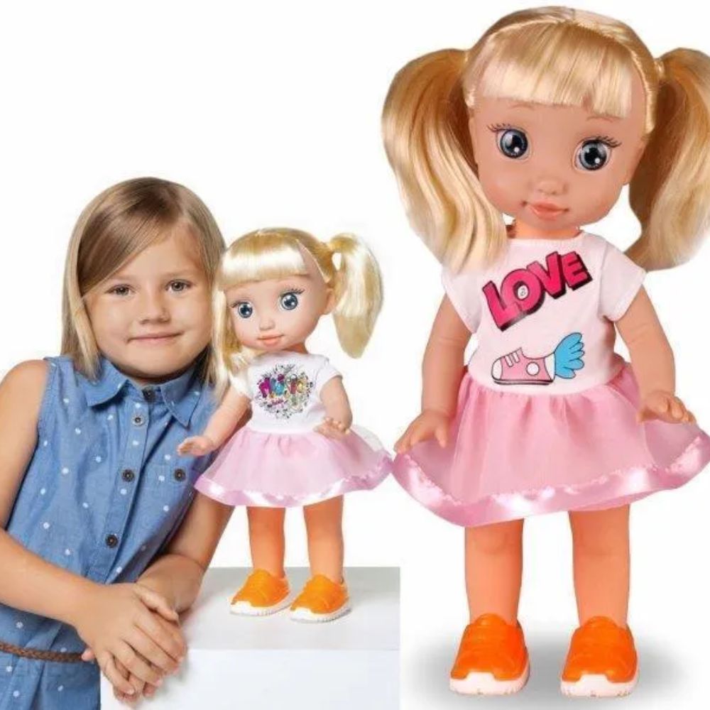 Κούκλα Εβελίνα Περπατώ & Τραγουδώ (Ελληνικά) – MG Toys - skroutz.com.cy