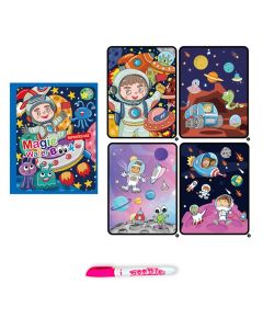 Childrens Magic Colorful Water Book - Space Astronaut