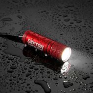 Dekton DT50558 Pro Light Xf35 Tracker Flashlight Waterproof 35 Lumen LED Torch - Color Red