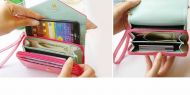 Πορτοφόλι με Θήκες για Κάρτες, Χρήματα & Smartphones