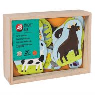 As company Magnet Box Wooden Animals Ζώα της Φάρμας 1029-64045