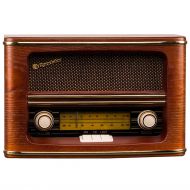 Roadstar Vintage Style HRA-1500/N Home FM/MW Wooden Radio - skroutz.com.cy