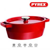SlowCook Cast iron red oval Casserole - compatible with oven and induction hobs 33cm - skroutz.com.cy
