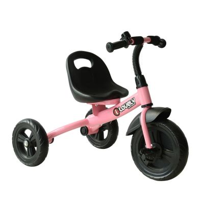 HOMCOM Παιδικό Τρίκυκλο Ποδήλατο Toddler Three Wheel Plastic Tricycle Bike Pink 370-024PK - skroutz.com.cy