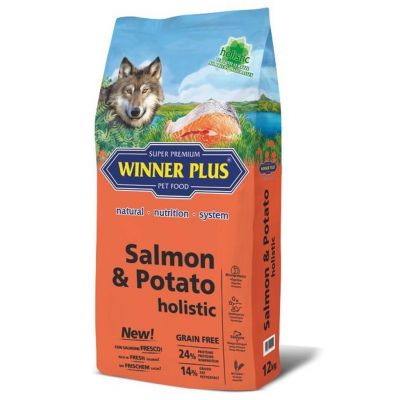 Winner Plus Holistic Salmon & Potato 12 kg - Winner Plus Cyprus Τροφή Σκύλων 100% Natural pet food - Winner Plus - Skroutz® Κύπρος - Skroutz.com.cy