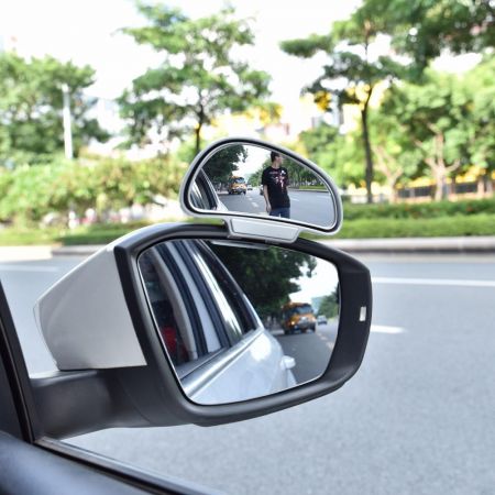 Περιστρεφόμενος καθρέπτης αυτοκινήτου ευρείας γωνίας για νεκρές γωνίες - 53024