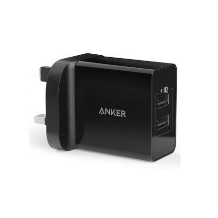Anker 2port 24W 4.8A USB Φορτιστής με βύσμα UK