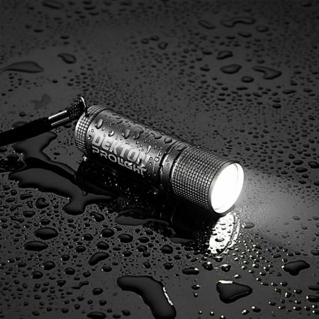 Dekton DT50558 Pro Light Xf35 Tracker Flashlight Waterproof 35 Lumen LED Torch - Color Black