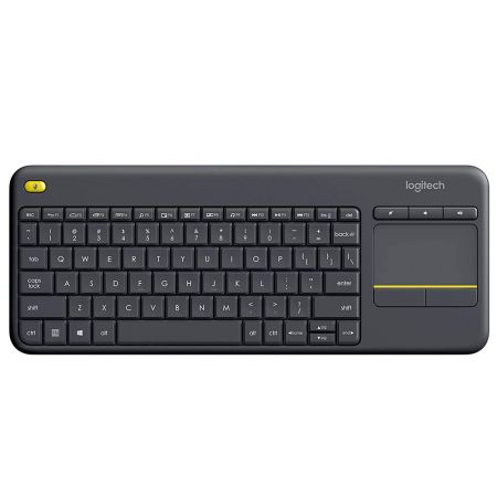 Logitech K400 Plus Wireless Touch TV Keyboard with Easy Media Control and Built-In Touchpad - skroutz.com.cy