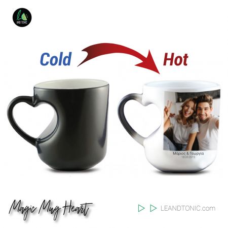 Εκτύπωση σε Magic Mug with Heart Handle - skroutz.com.cy