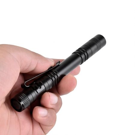 Pen Light Mini Portable LED Flashlight Torch XPE-R3 Flash Light 1000LM Hunting Camping Lamp For 2xAAA battery - skroutz.com.cy