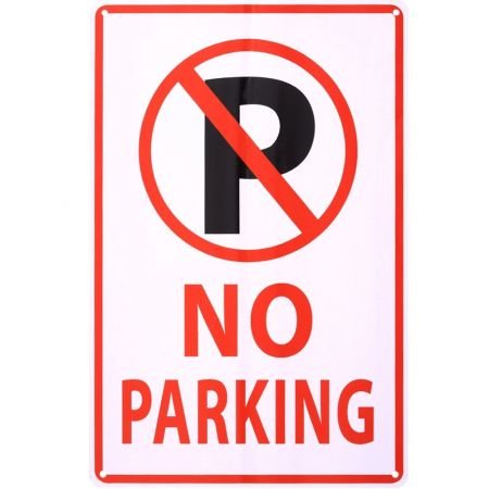 No Parking Μεταλλική Πινακίδα 30x20 cm - skroutz.com.cy