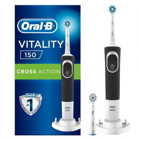 Oral-B Vitality 150 Cross Action Black Ηλεκτρική Οδοντόβουρτσα - skroutz.com.cy