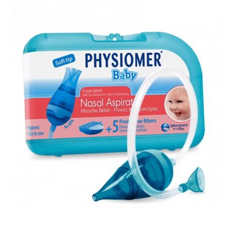 Physiomer Baby Nasal Aspirator Extra Soft, Ρινικός Αποφρακτήρας για Βρέφη, 1 τεμάχιο