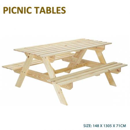 Ξύλινο Τραπέζι για Πικ-Νικ - Picnic Table Tramontina - skroutz.com.cy