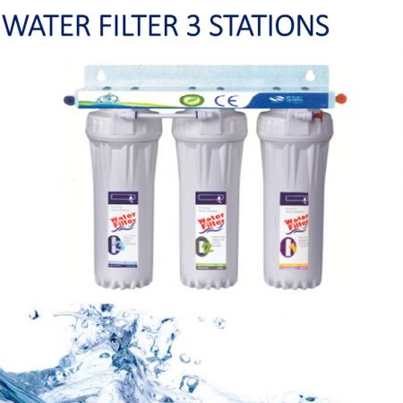Ολοκληρωμένο Σύστημα Φιλτραρίσματος Νερού με 3 Φίλτρα  Water Filter 3 Stations - skroutz.com.cy
