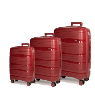 Βαλίτσες trolley (σέτ 3 τεμαχίων) Cardinal (PP) 2014 μπορντό