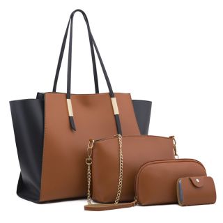 Γυναικείο σετ τσάντας χιαστί/ώμου/ χειρός/πορτοφόλι Cardinal 309 brown