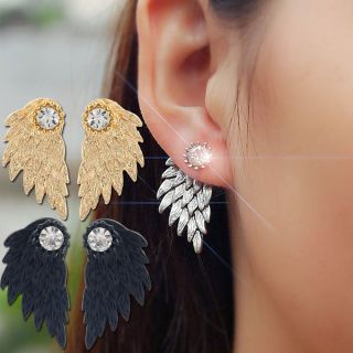 Σκουλαρίκια Angel Wings με Κρύσταλλα SWAROVSKI - Χρώμα Silver - skroutz.com.cy