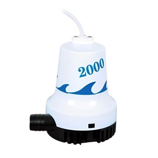 bilge pump 12v 2000 gph marine submersible pump Ideal for boating, garden, basement, on the go BLI-05808