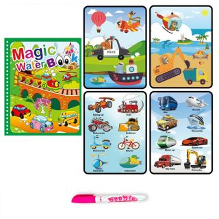 Childrens Magic Colorful Water Book - Vehicles - skroutz cyprus - skroutz.com.cy