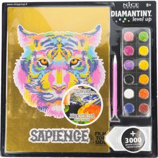 DIAMANTINY 96004 Level Up Nice Group Creative Art Diamond Painting Kit creates mosaic POP Tiger Multicolor - skroutz.com.cy