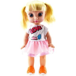 Κούκλα Εβελίνα Περπατώ & Τραγουδώ (Ελληνικά) – MG Toys - skroutz.com.cy