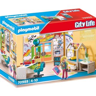 Playmobil City Life Μοντέρνο Εφηβικό Δωμάτιο 70988 για 4-10 ετών - skroutz cyprus - skroutz.com.cy