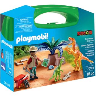 Playmobil Dinos Rise 70108 Maxi Βαλιτσάκι Εξερευνητής και δεινόσαυροι για 4+ ετών - skroutz.com.cy