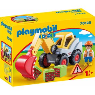 Playmobil 123 Φορτωτής Εκσκαφέας για 1.5+ ετών 70125 - skroutz.com.cy