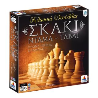 Επιτραπέζιο Σκάκι-Ντάμα-Τάβλι DES 100735 - 11051055 - skroutz.com.cy