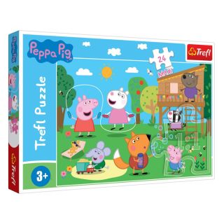 Puzzle Peppa με Φίλους στην Παιδική Χαρά 24 Κομμάτια για 3+ Ετών Trefl - skroutz.com.cy