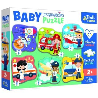 Παιδικό Puzzle Professions 22pcs για 2+ Ετών Trefl - skroutz.com.cy