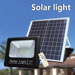Ηλιακός προβολέας 100W με τηλεχειριστήριο Solar Light With Control Led 100 Watt- skroutz.com.cy
