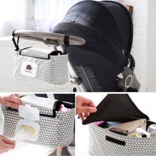 Οργανωτής Τσάντας Ιδανικό για Βρεφικό Καρότσι με Θήκες για Μωρομάντηλα - Bag Baby Stroller Organizer Hanging Bag With Tissue Pocket #6 - skroutz.com.cy