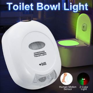 LED Toilet Lamp 2 Colors Lamp Toilet Bowl Night Light LED Motion Activated Seat Sensor Light Bathroom Seat Lighting - skroutz.com.cy