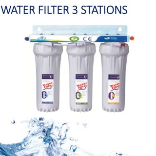 Ολοκληρωμένο Σύστημα Φιλτραρίσματος Νερού με 3 Φίλτρα  Water Filter 3 Stations - skroutz.com.cy