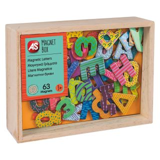 As company Magnet Box Wooden Letters Μαγνητικά Γράμματα 1029-64048 - skroutz.com.cy