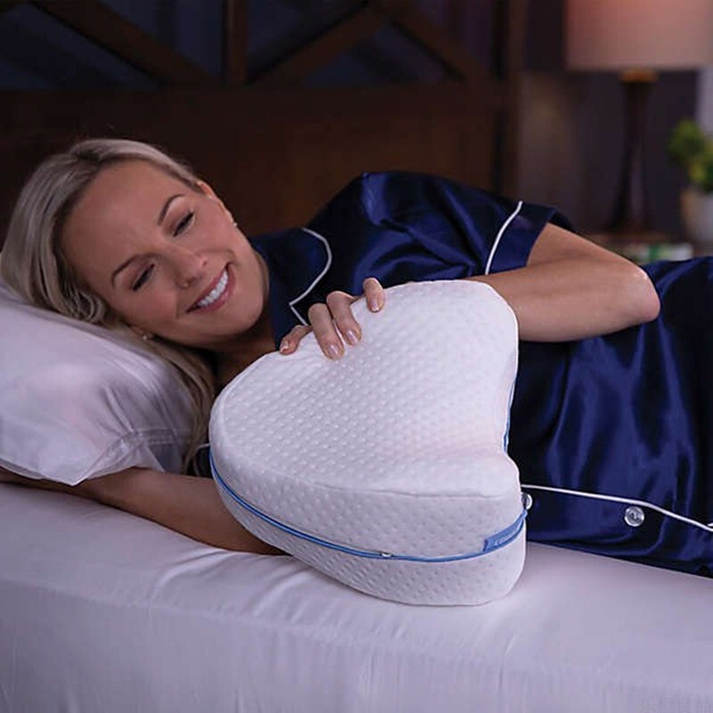 Ανατομικό Μαξιλάρι Διαχωριστικό Ποδιών Ύπνου με Αφρό Μνήμης Leg Pillow Memory Foam