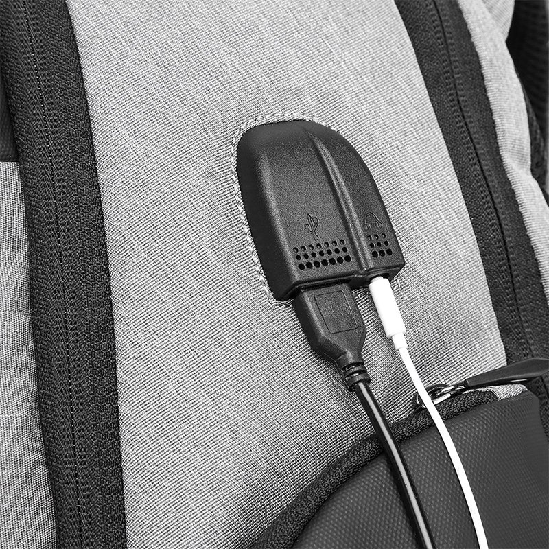Επαγγελματικό Αντικλεπτικό Σακίδιο Πλάτης Με TSA Lock - Anti Theft Business Travel Laptop School Backpack Γκρι Grey - skroutz.com.cy