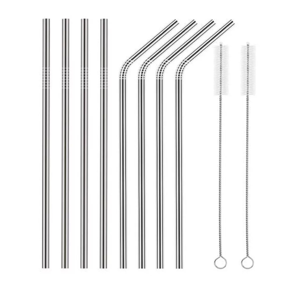 Καλαμάκια από ανοξείδωτο χάλυβα (stainless steel) metal straws - Skroutz.com.cy