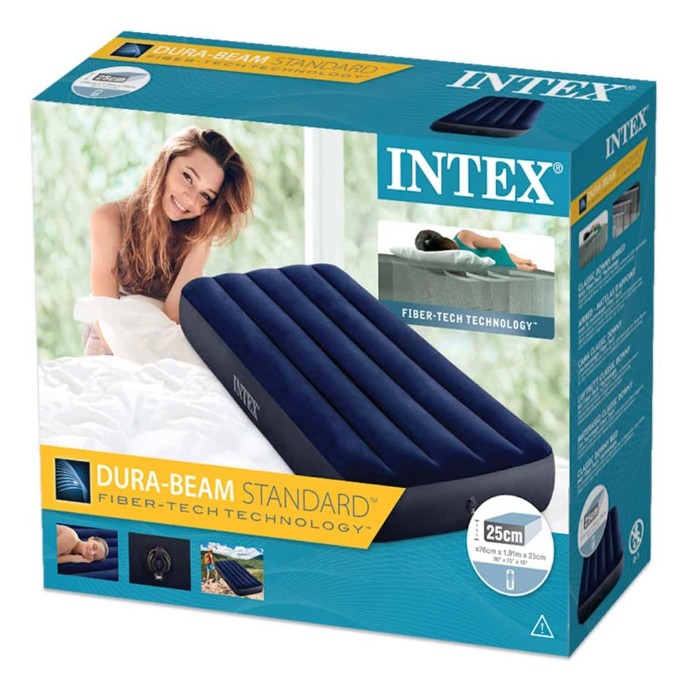 Intex Inflatable Bed Airbed 76X191X22CM 1 PERSON 