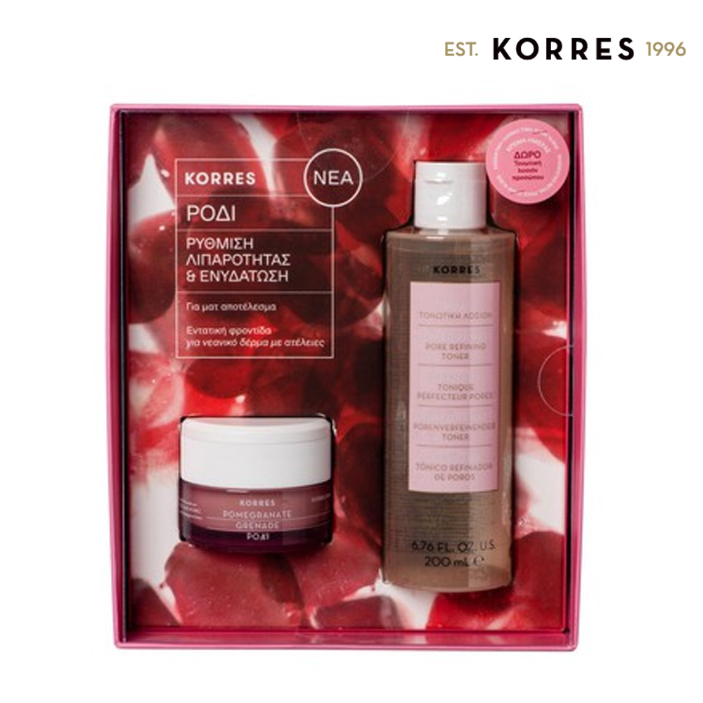 Korres Promo Pack Pomegranate Moisturising & Balancing Cream-Gel