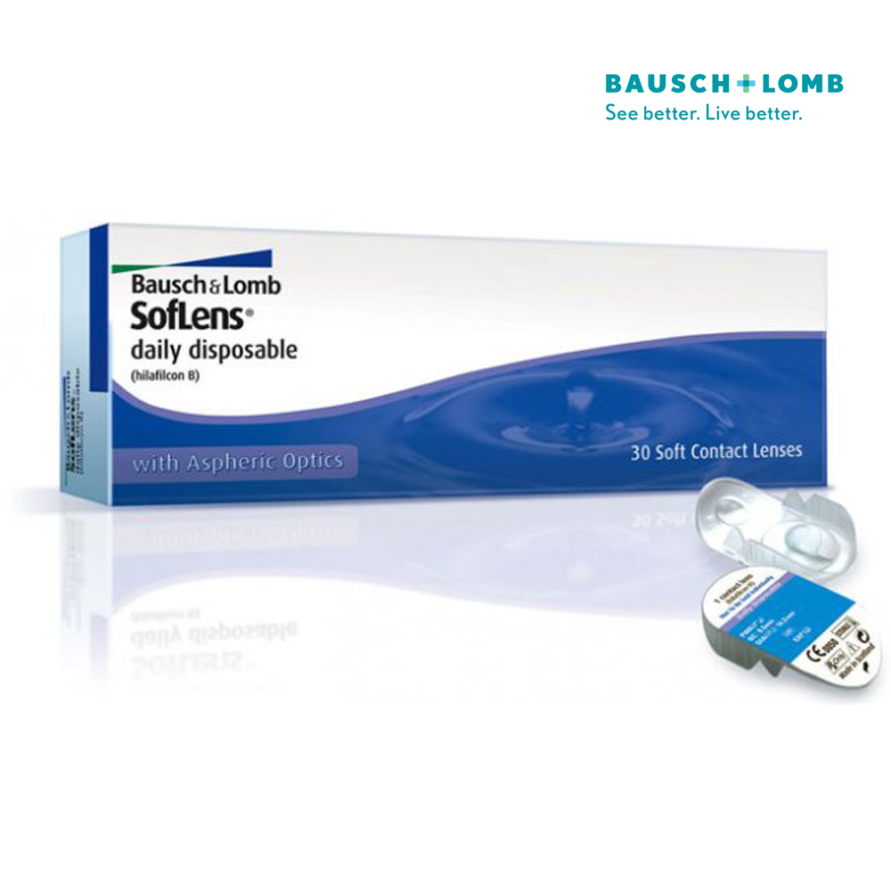 30 Ημερήσιοι Φακοί Επαφής Bausch & Lomb SofLens Daily Disposable