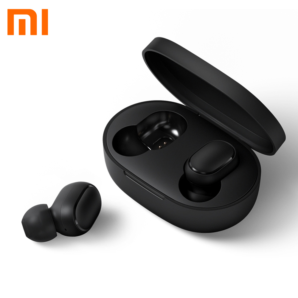 Xiaomi redmi earbuds / airdots ασύρματα ακουστικά με θήκη φόρτισης και υποστήριξη του Bluetooth 5.0